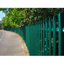 D Section Hot DIP Galvanized Palisade Fencing for UK